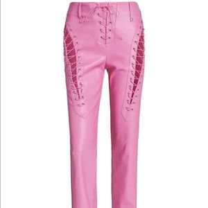 I.AM.GIA Xenia Leather Pant- Pink Size S